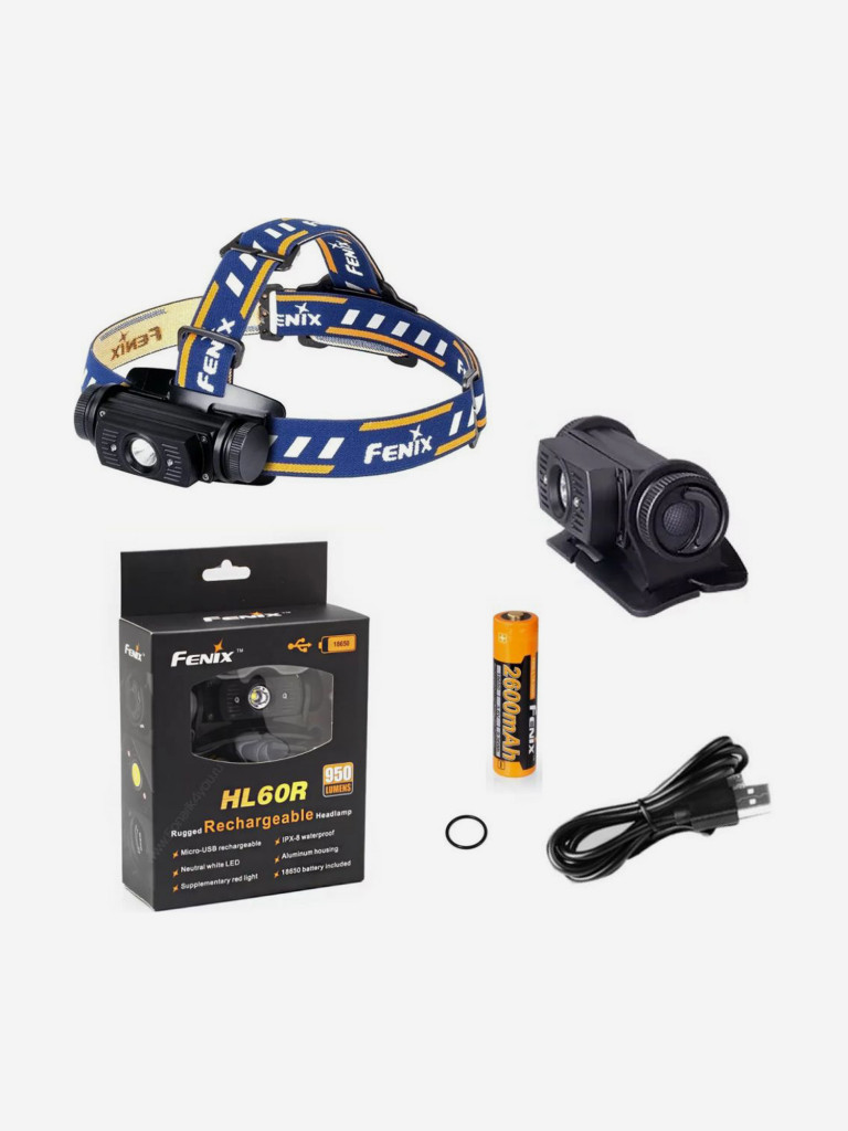 Налобный фонарь Fenix HL60R Cree XM-L2 U2 Neutral White LED, HL60RU2