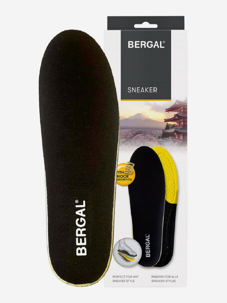 Стельки для обуви BERGAL Sneaker анатомические, с памятью формы