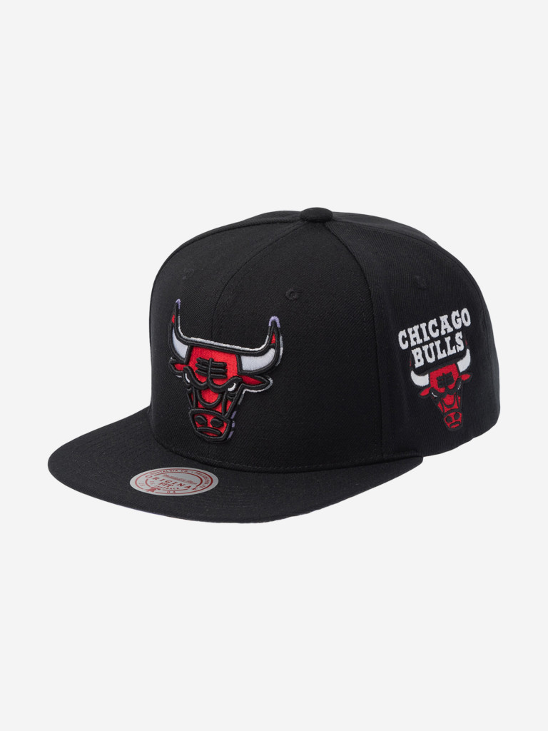 Бейсболка с прямым козырьком MITCHELL NESS HS11485-CBUBLCK Chicago Bulls NBA (черный)