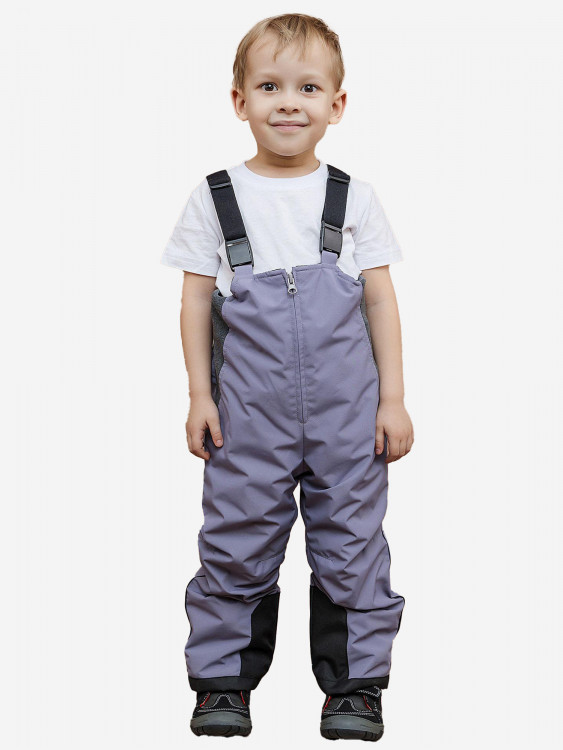 Полукомбинезон зимний batik Дэкс серый рейма