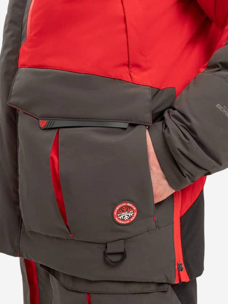 Костюм для рыбалки мужской MAGNUM GEAR TITAN 2 -45° С красный/графит