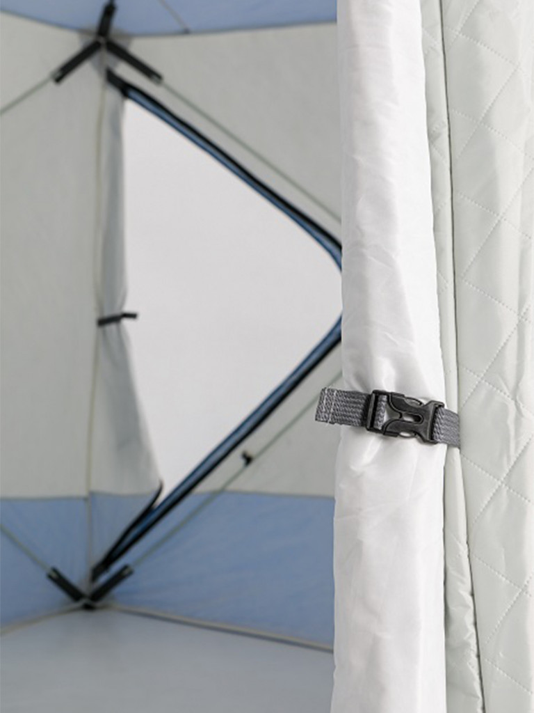 Палатка зимняя куб SIWEIDA SNOW трехслойная 240х240х210