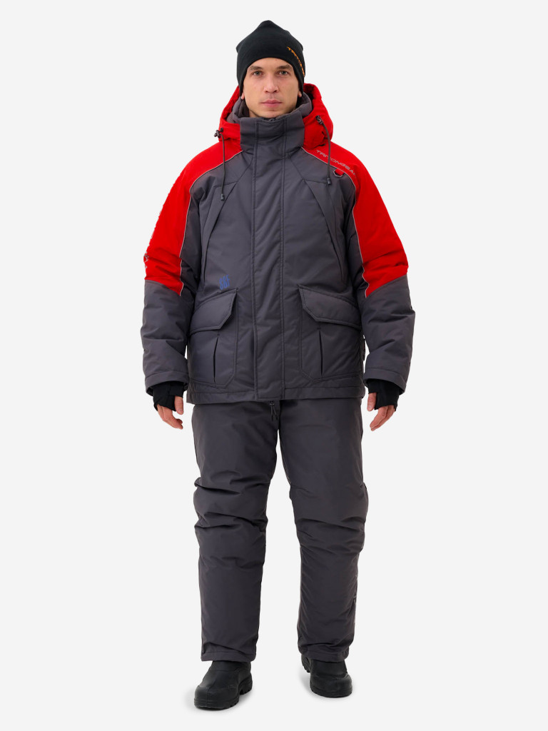 Костюм-поплавок Tritongear "Скиф" -40 (Таслан, Серо-Красный)