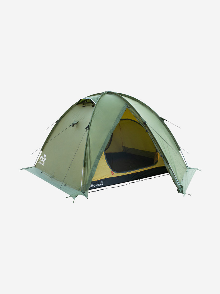 Палатка Tramp Rock 4 (V2) зеленая