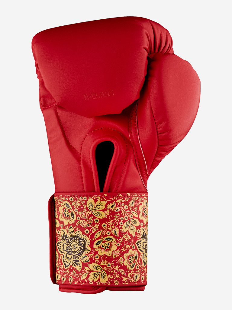 Тренировочные перчатки на липучке ULTIMATUM BOXING GEN7PRO-HTN KHOKHLOMA RED