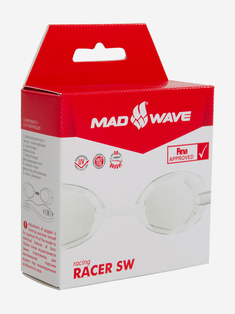 Стартовые очки Mad Wave Racer SW