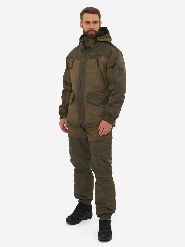 Костюм мужской зимний Huntsman Горка Люкс, ткань Breathable Camo