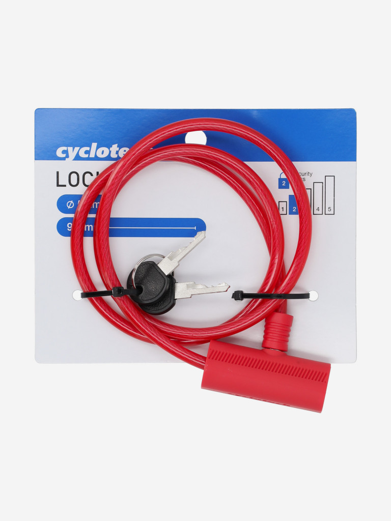 Замок велосипедный с ключами Cyclotech CLK-2