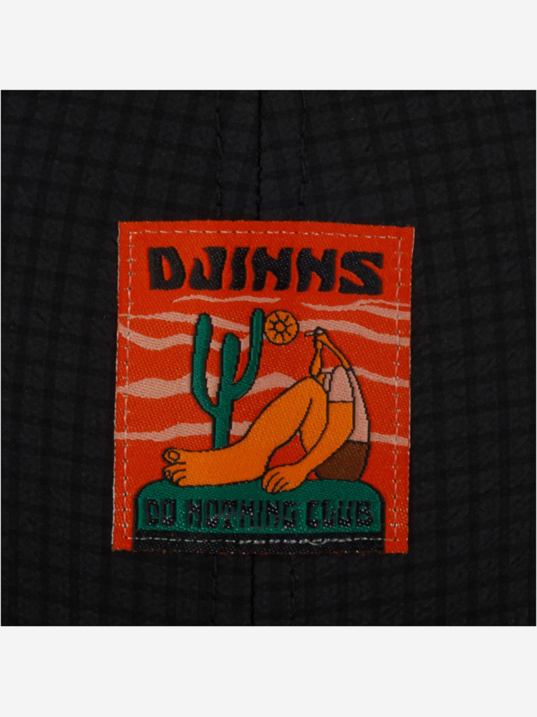 Бейсболка DJINNS 6P TrueFit Resting Man (черный)