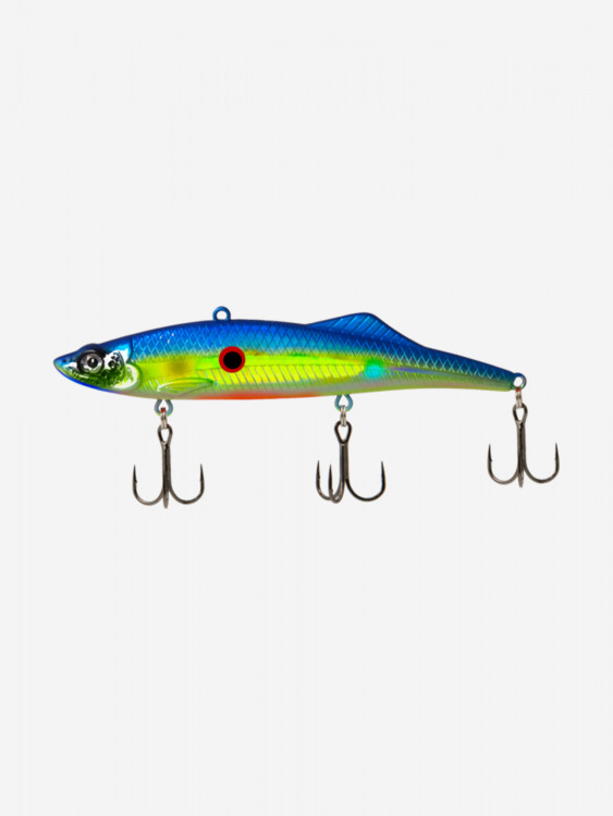 Виб (тонущий воблер) для зимней рыбалки ECOPRO Kuda 120мм 50г 015- Blue Canary на судака, щуку, окуня.