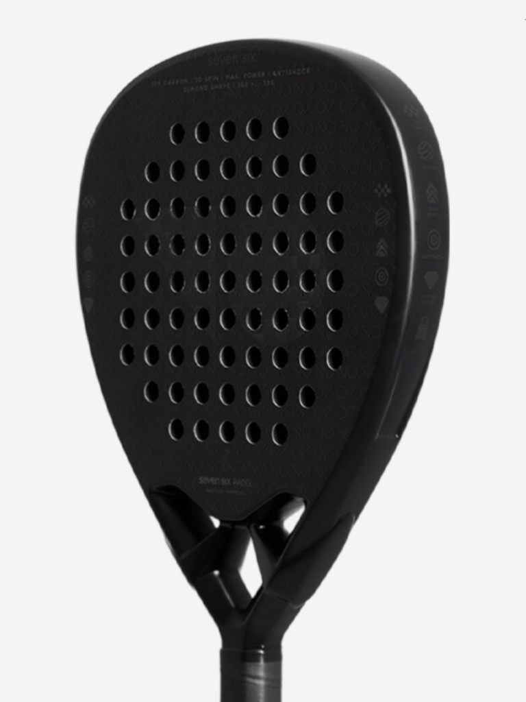 Ракетка для падел тенниса 7/6 Stealth Night 2025, форма: круглая, сердцевина: EVA