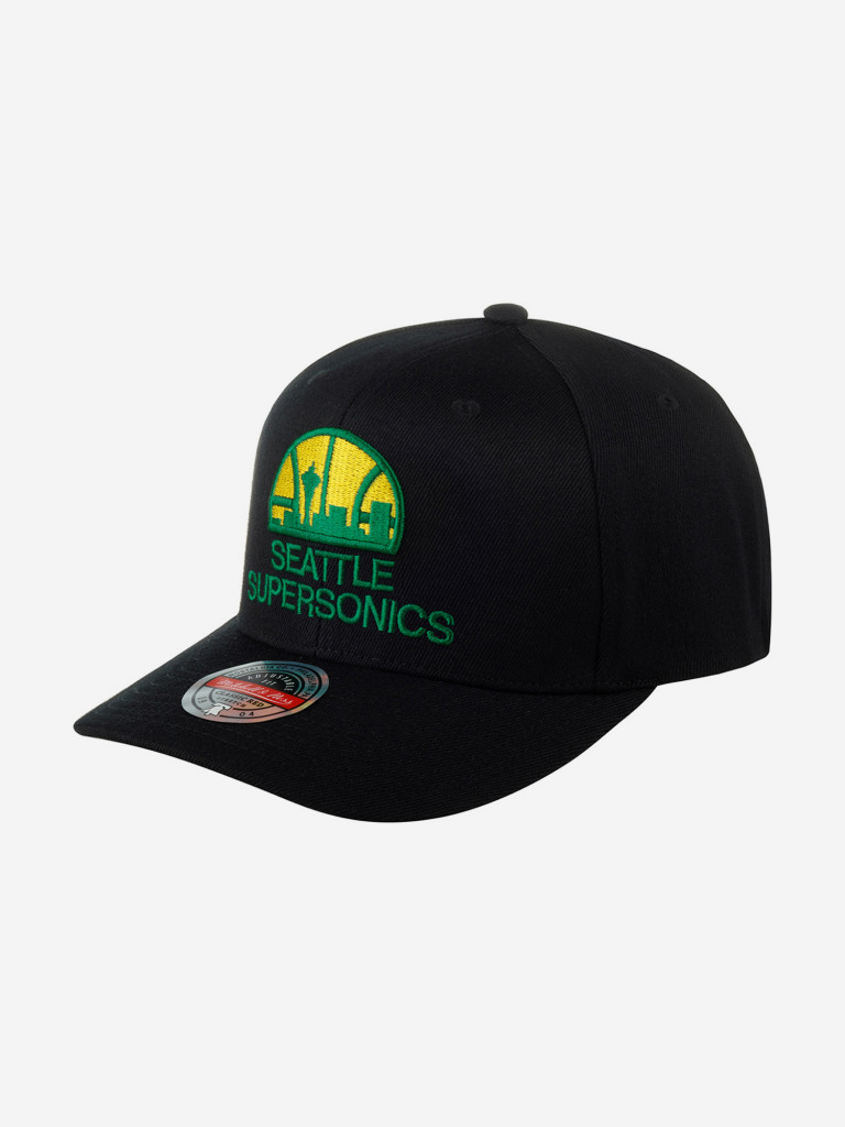 Бейсболка MITCHELL NESS HHSSINTL1245-SSUBLCK Seattle Supersonics NBA (черный)
