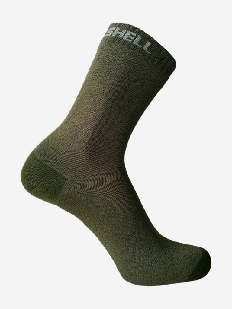 Водонепроницаемые носки DexShell Ultra Thin Crew оливковый/зеленый