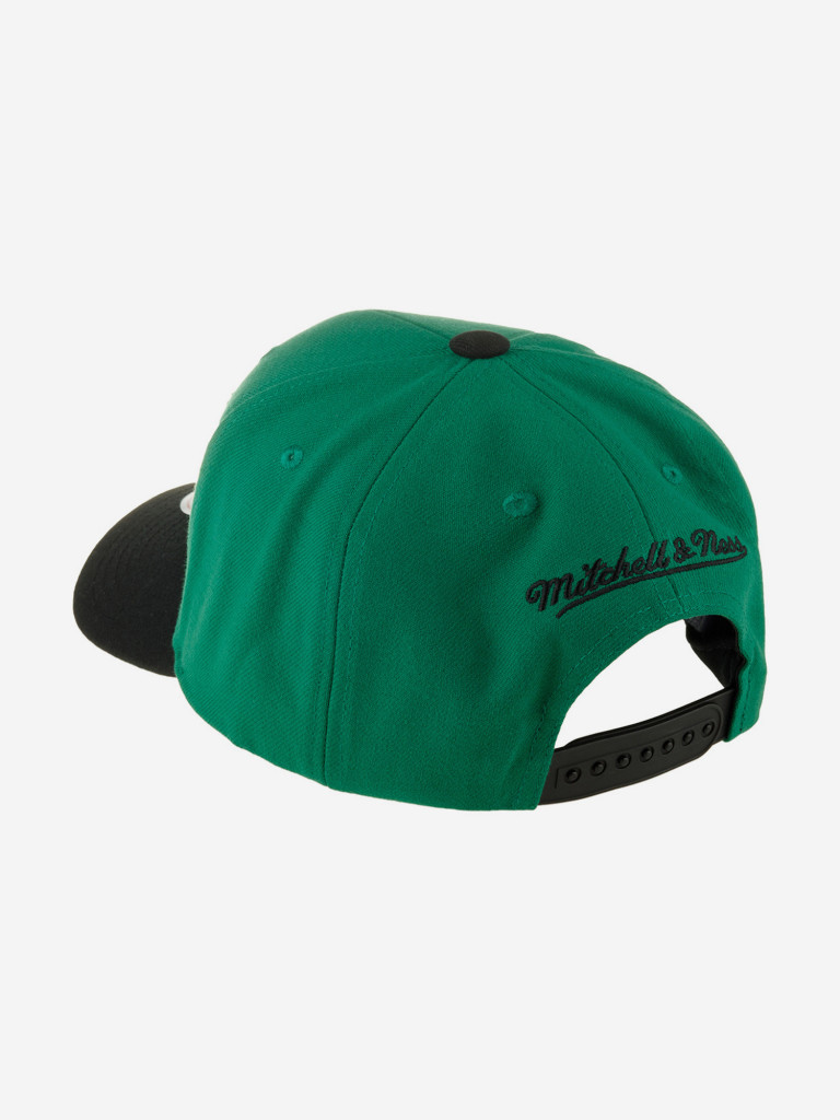 Бейсболка MITCHELL NESS HHSS6638-BCEYYPPPGREN Boston Celtics NBA (зеленый)