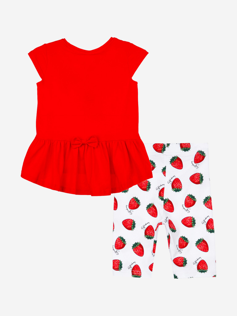 Комплект для девочек: легинсы укороченные, футболка PlayToday