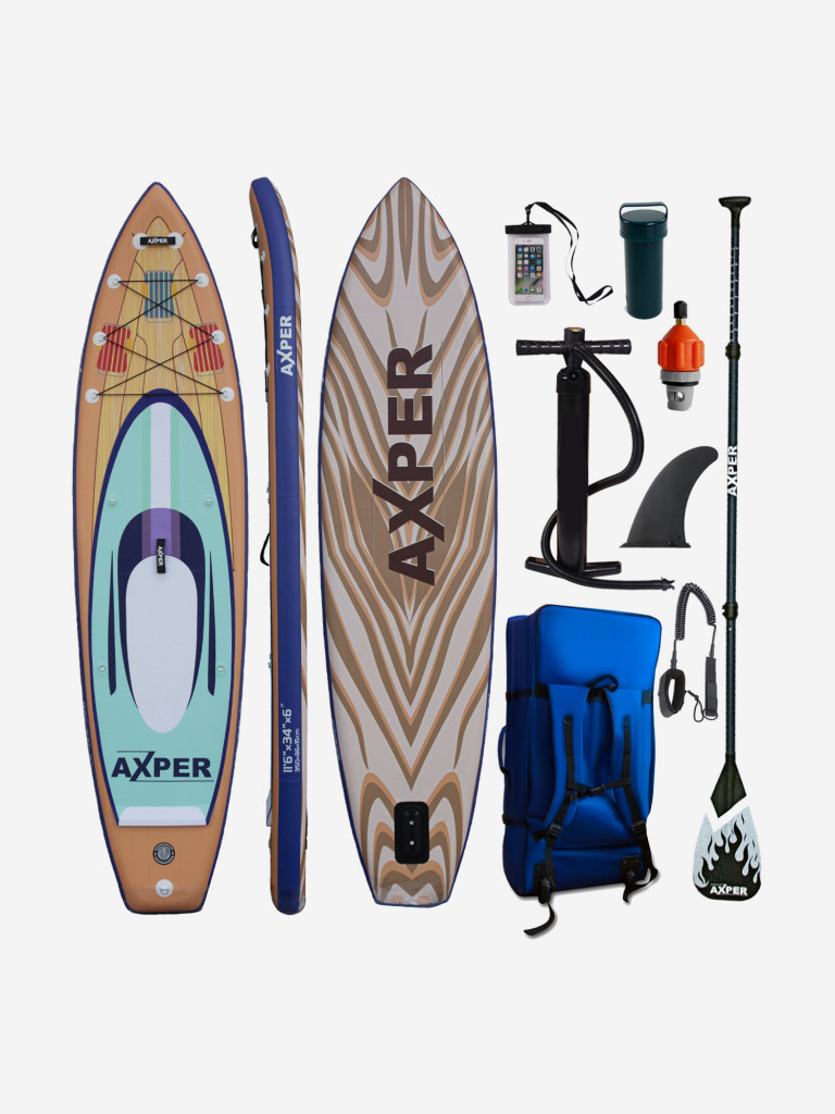 Надувная двухслойная SUP доска AXPER Barracuda PRO 11.6