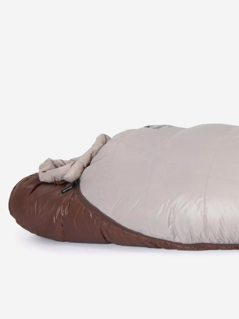 Мешок спальный Naturehike SnowBird, 205х80 см, L (560G), (правый) (ТК: +2C), серый/коричневый