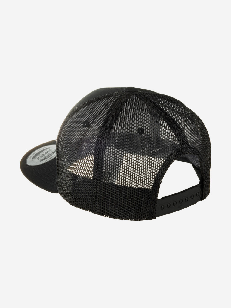Бейсболка с прямым козырьком FLEXFIT 6005FF NO FOAM (черный)