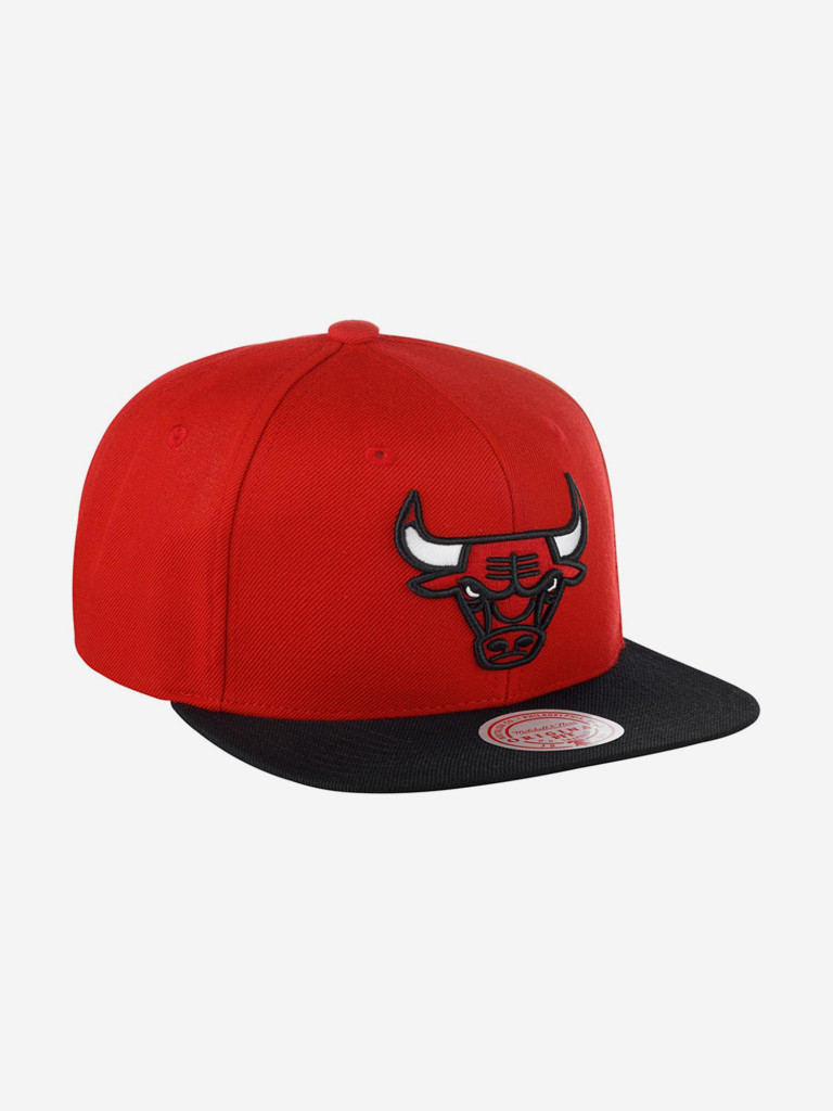 Бейсболка с прямым козырьком MITCHELL NESS HHSS3264-CBUYYPPPRDBK Chicago Bulls NBA