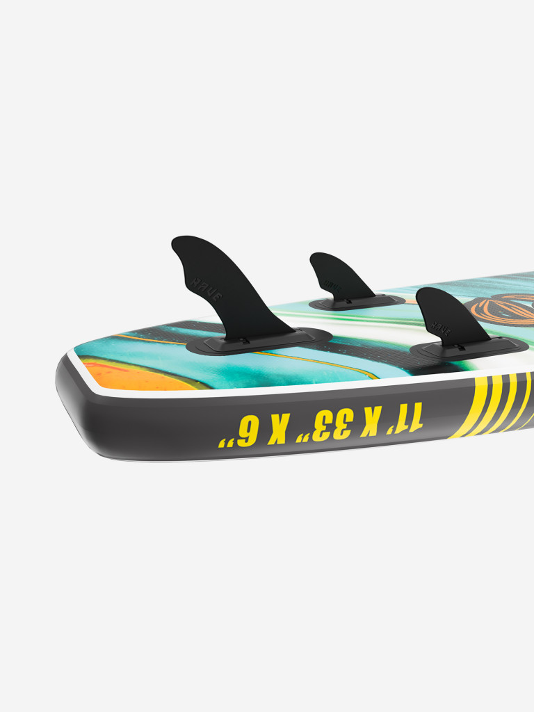 Надувной сапборд Rave Board RB05a Mix (335*83*15) с сидушкой и двойным веслом