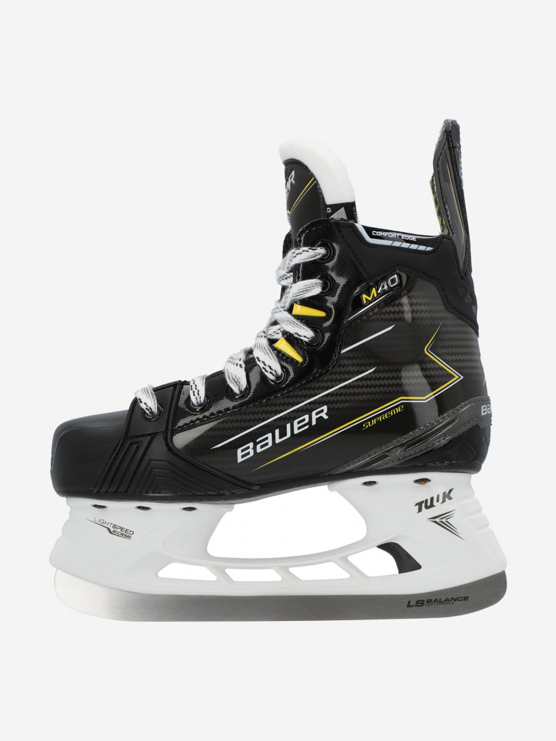 Коньки хоккейные детские Bauer Supreme M40 JR D, Черный