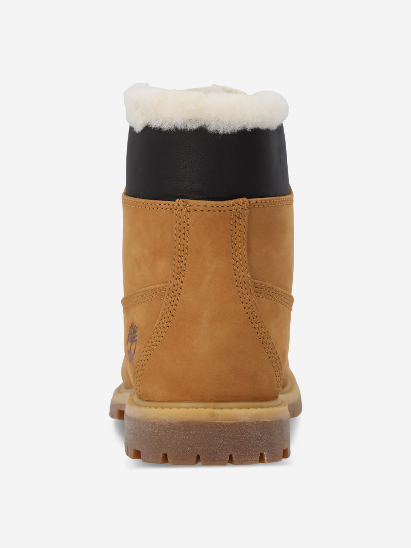 фото Ботинки утепленные женские timberland 6in premium shearling lined wp boot, бежевый