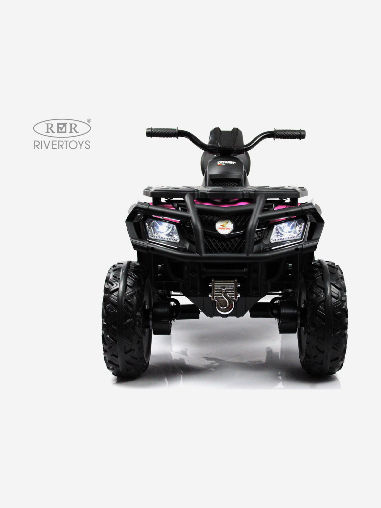 Детский электроквадроцикл RIVERTOYS T001TT 4WD розовый