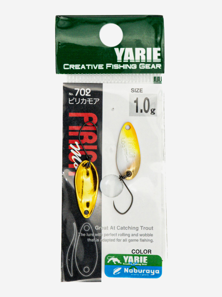 Блесна Yarie №702 Pirica More, 1 гр, Golden Pudding