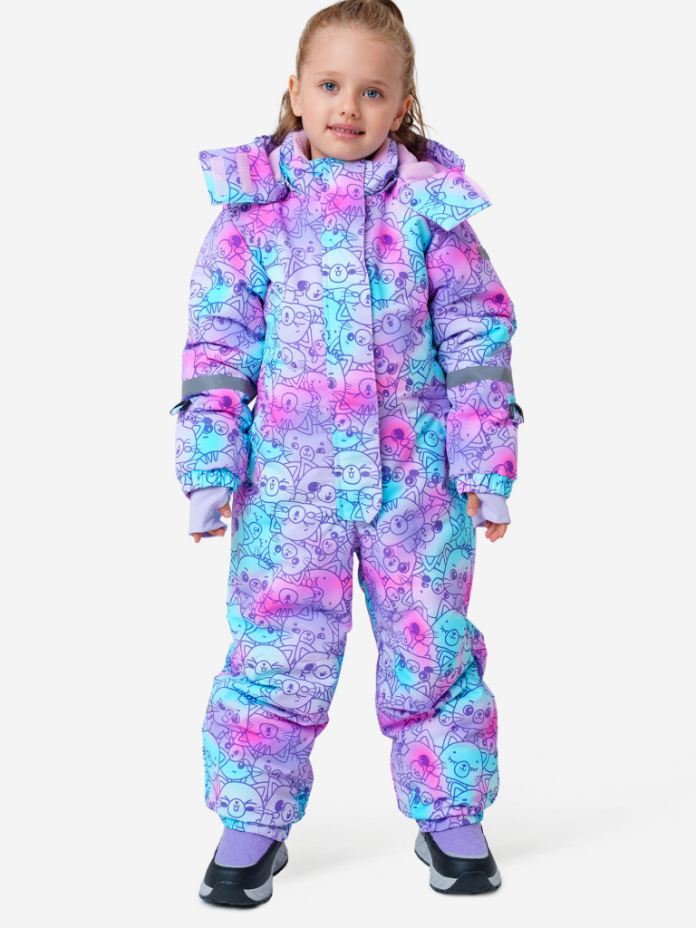 Комбинезон зимний для девочек PlayToday