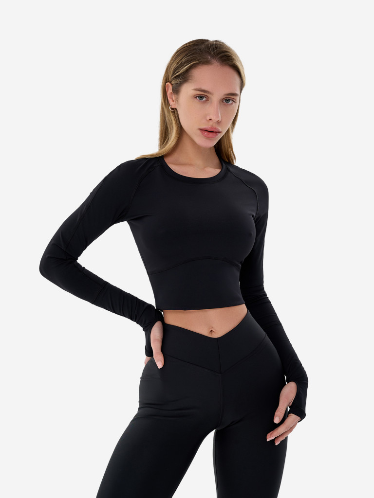 Рашгард женский Bona Fashion Activity Rash "Black"