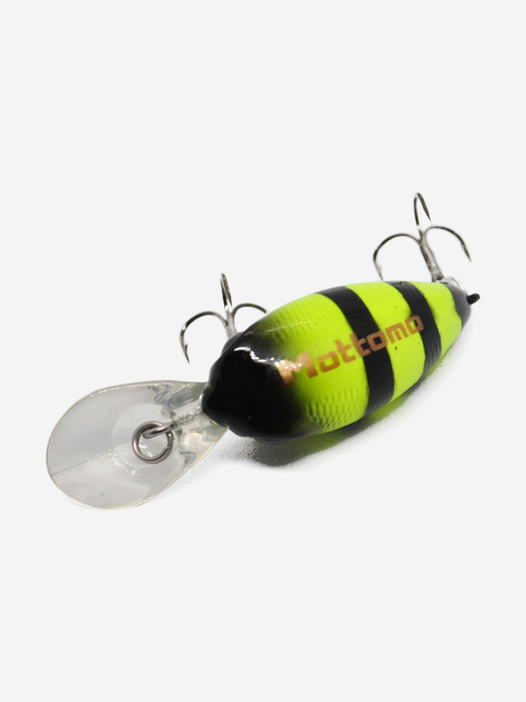Воблер Mottomo Stalker DR 32F 3g Chartreuse Black