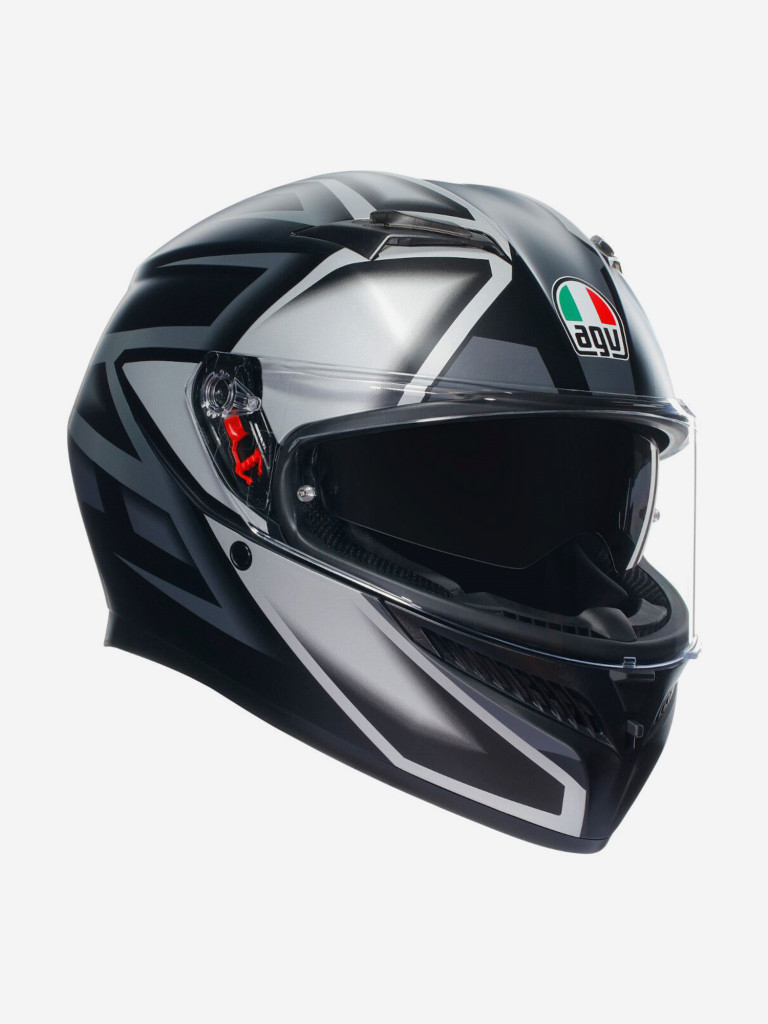 Мотошлем интеграл AGV K3 E2206 MPLK Compound Matt Black/Grey