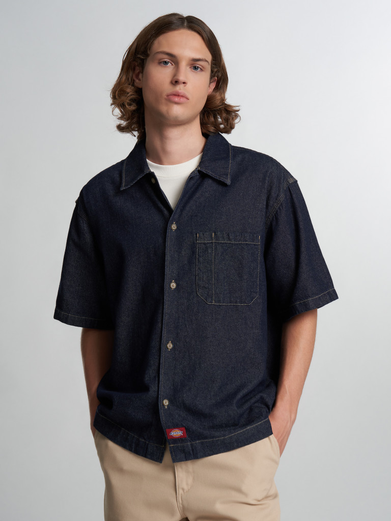 Рубашка с коротким рукавом мужская DICKIES Denim