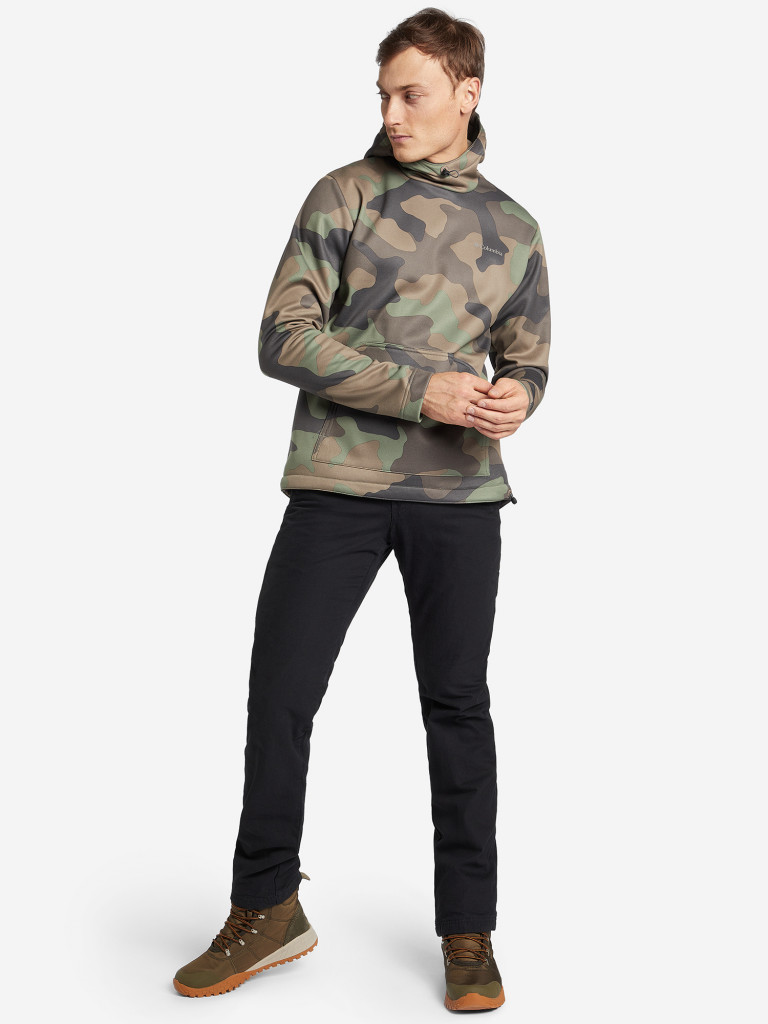 M Out-Shield Dry Fleece Hoodie Férfi Kapucnis Pulóver - Fekete