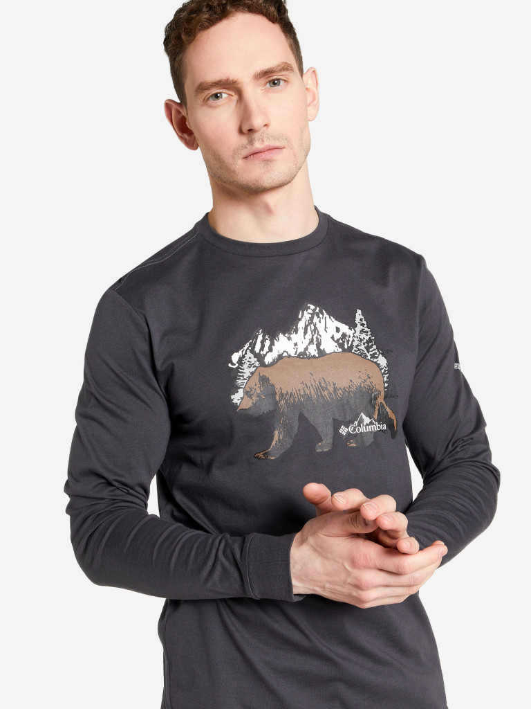 Лонгслив мужской Columbia Blue Reef LS Graphic Tee