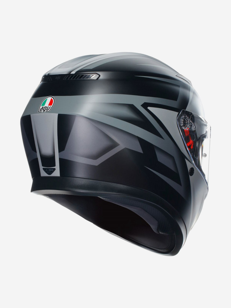 Мотошлем интеграл AGV K3 E2206 MPLK Compound Matt Black/Grey