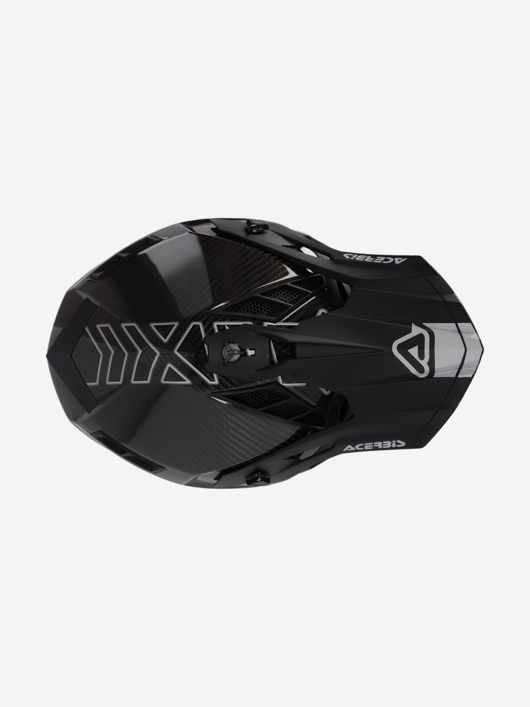Мотошлем кроссовый взрослый Acerbis STEEL CARBON 22-06 Black/Grey