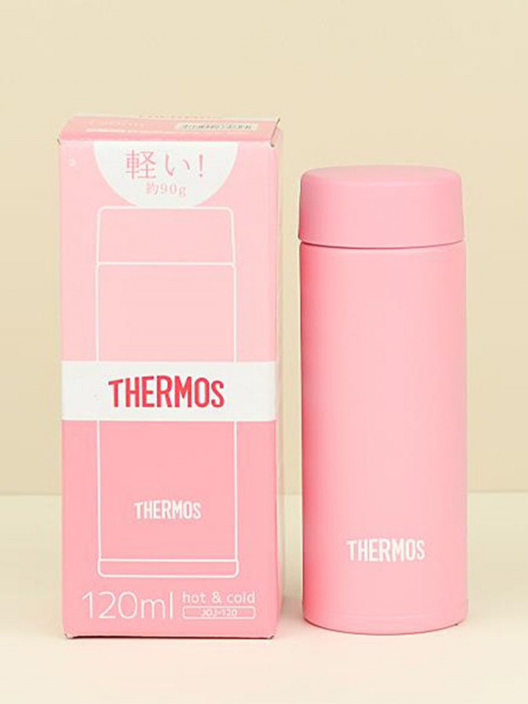 Мини термос для кофе 120 мл THERMOS JOJ-120 розовоый
