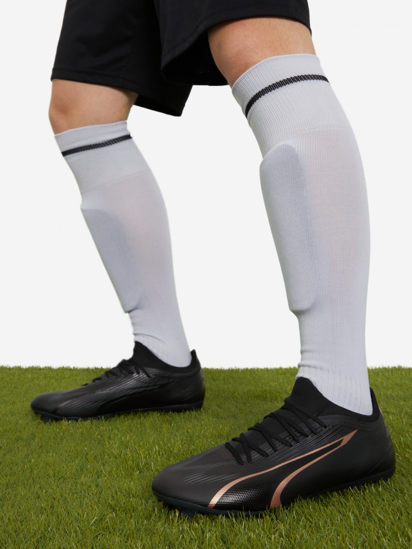 Бутсы мужские PUMA Ultra Match FG/AG, Черный
