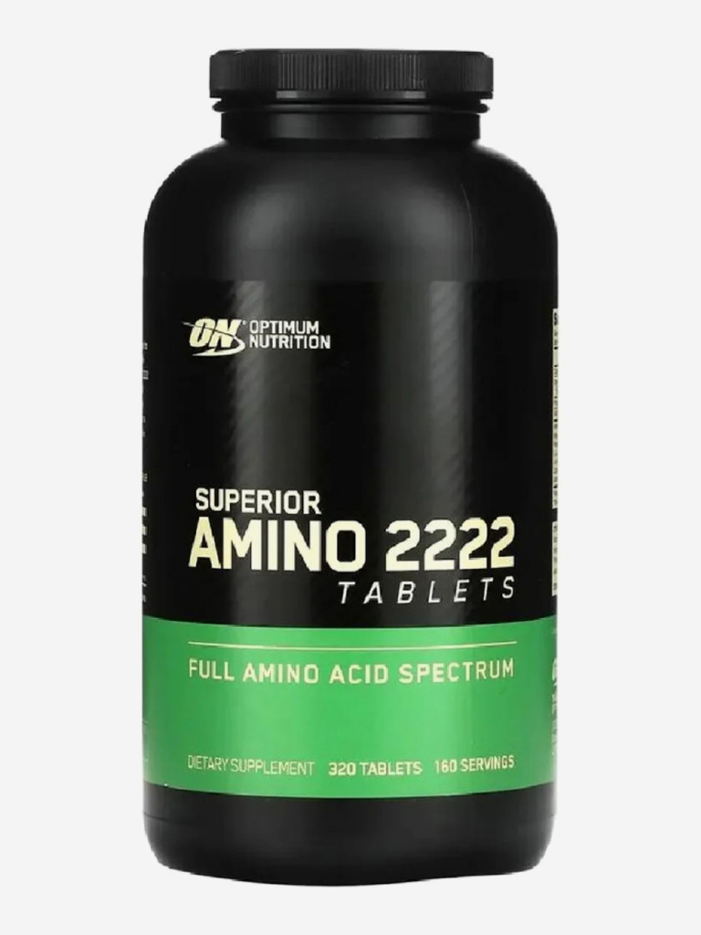 Аминокислоты Optimum Nutrition Super Amino 2222 Tabs, 320 таблеток