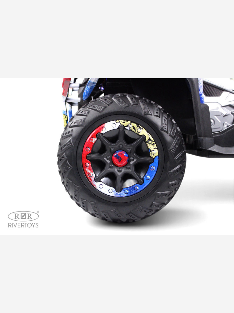 Детский электроквадроцикл RIVERTOYS Z111ZZ русский медведь