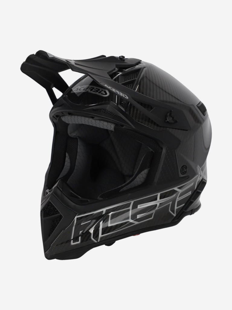 Мотошлем кроссовый взрослый Acerbis STEEL CARBON 22-06 Black/Grey