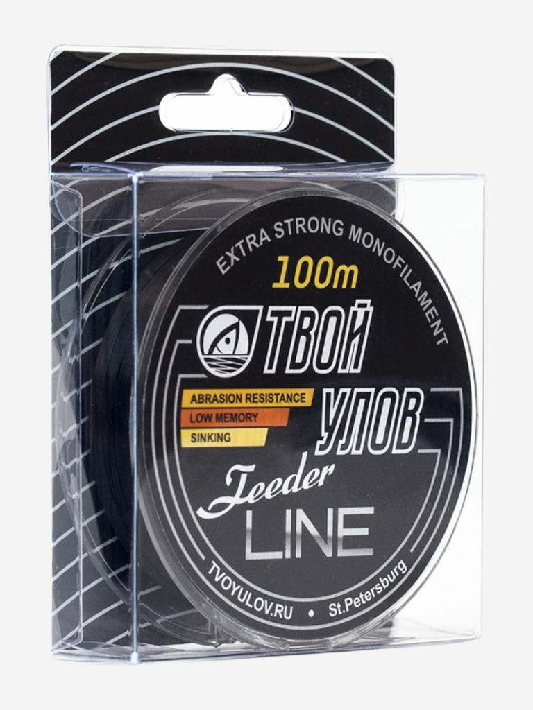 Леска фидерная Твой Улов Feeder Line, 100 м, 0,25 мм, 1 шт.