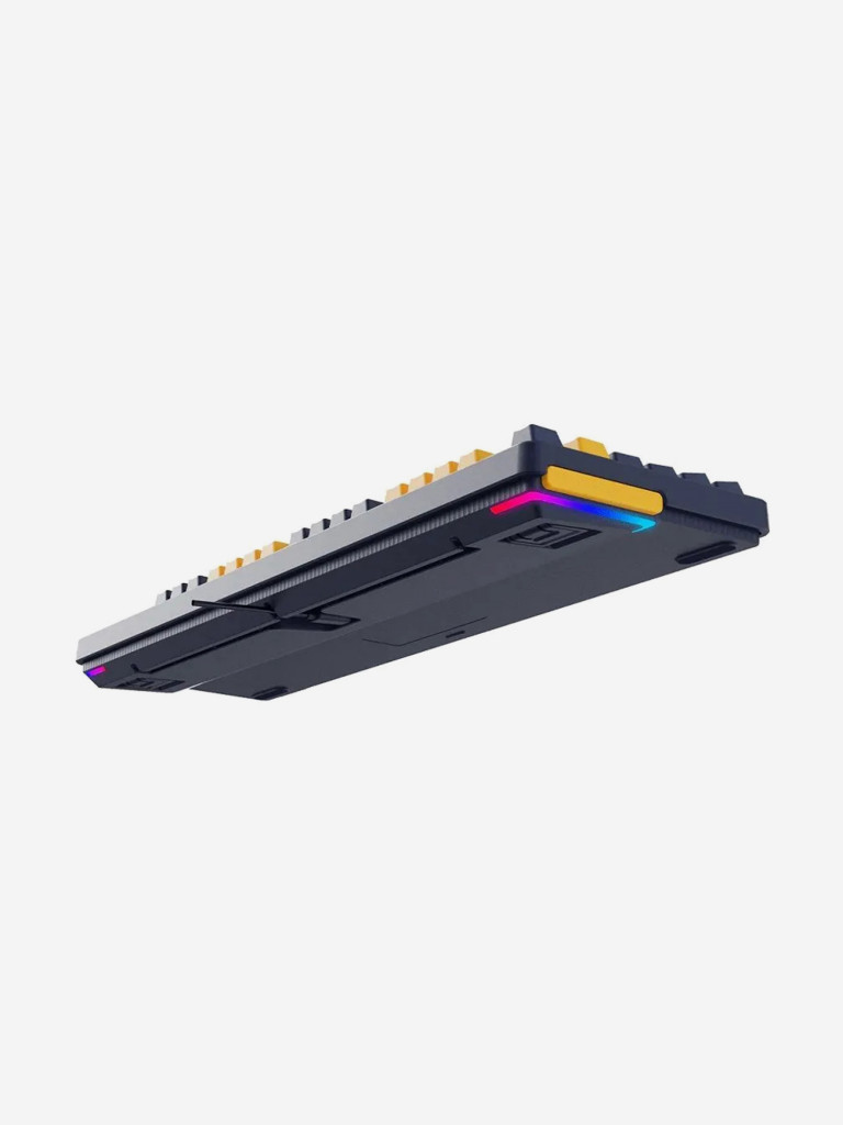 RAPOO Игровая механическая клавиатура проводная V500PRO-2024, цвет - желтый/синий