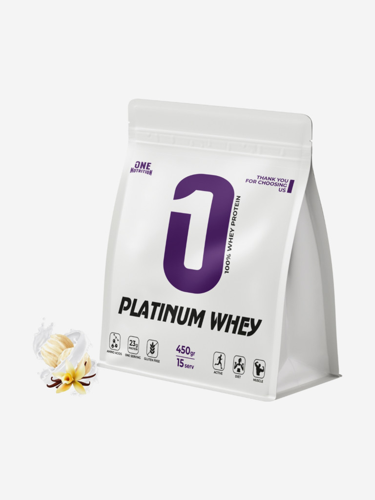 Сывороточный протеин, One Nutrition, 450 г, ваниль