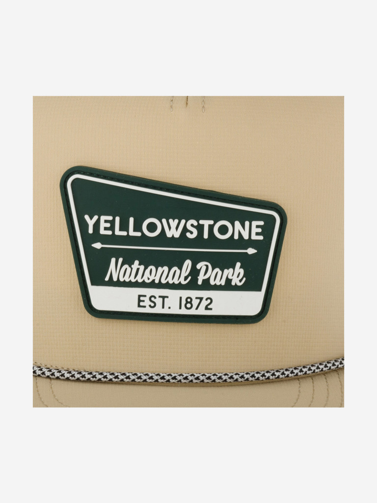 Бейсболка с сеточкой AMERICAN NEEDLE 23003A-YNP Yellowstone National Park Buxton Pro (бежевый)