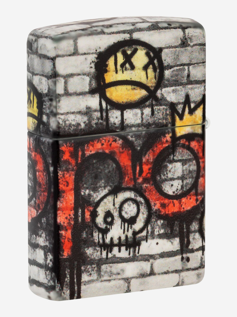 Зажигалка бензиновая ветроустойчивая Zippo Graffiti King 540 Matte