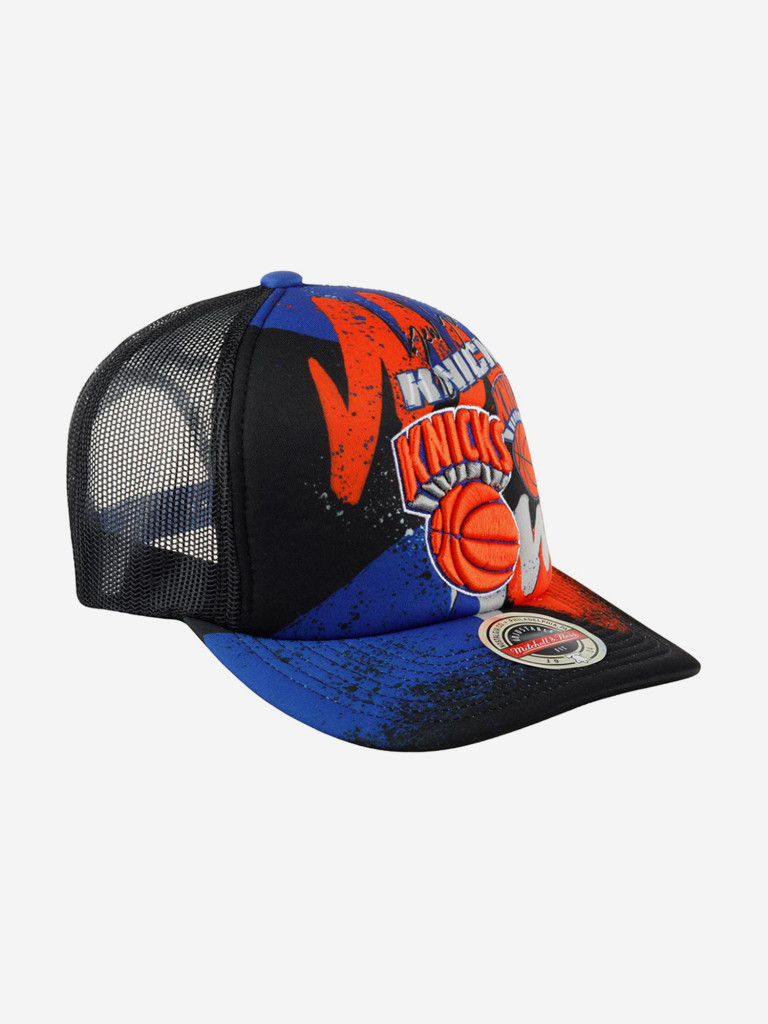 Бейсболка с сеточкой MITCHELL NESS HHSS2993-NYKYYPPPBLCK New York Knicks NBA