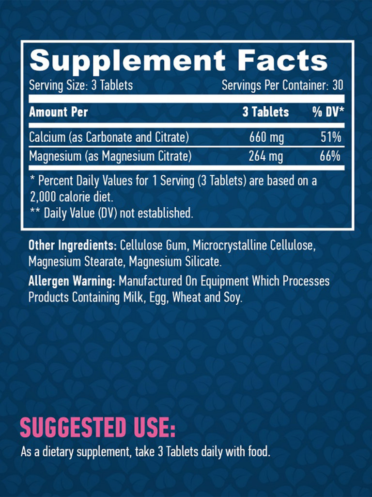 Кальций Магний цитрат HAYA LABS 90 таблеток