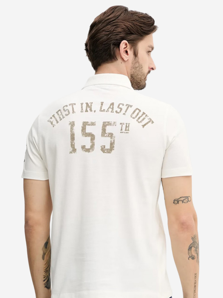 Рубашка-поло мужская AERONAUTICA MILITARE Black Panthers